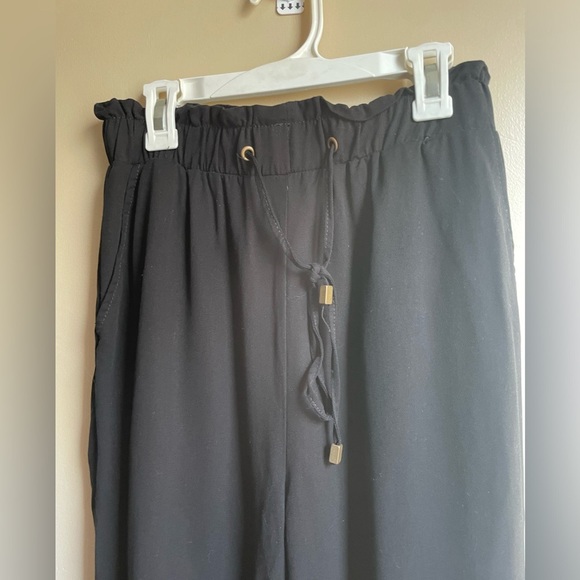 Zara stretchy elastic waist pull on trouser pants size S - Picture 2 of 9